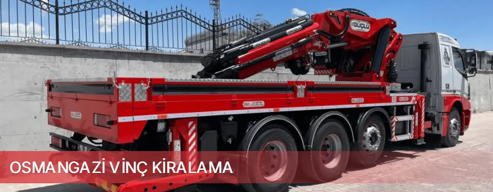 Osmangazi İlçemi Vinç Kiralama